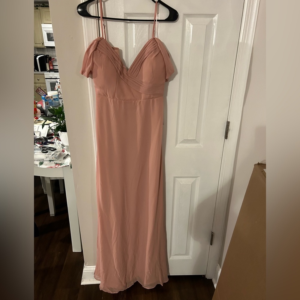 Birdy grey Dusty rose bridesmaid dress